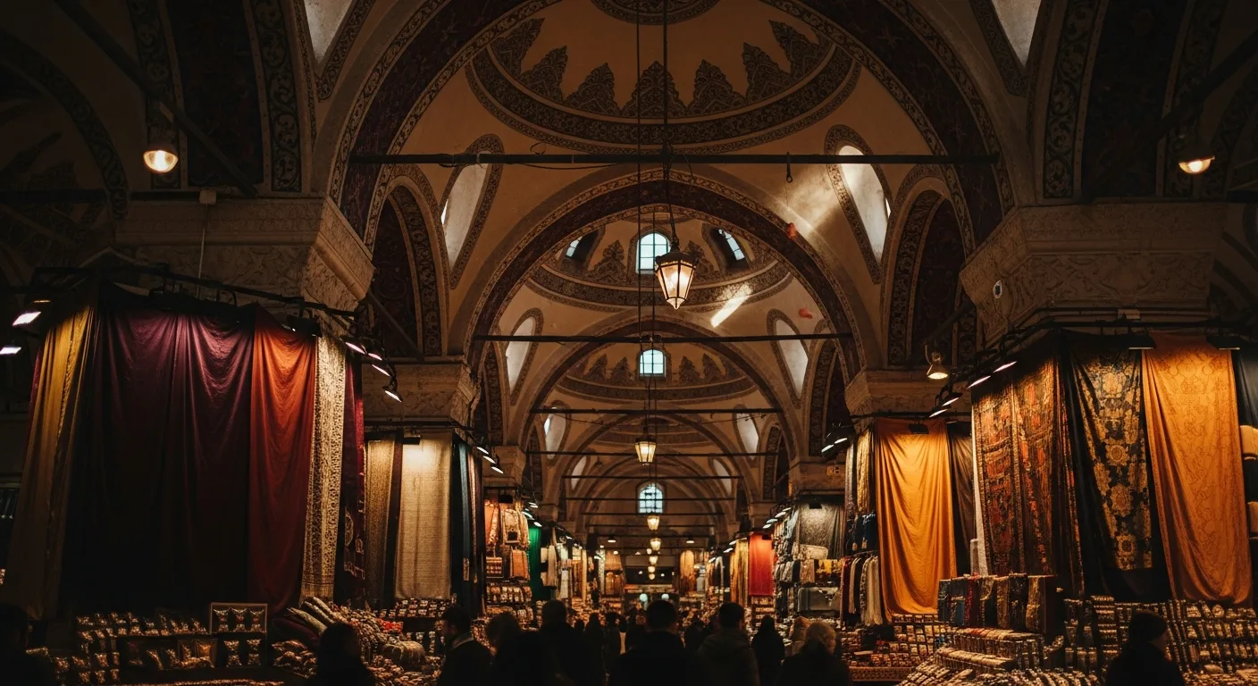 Gülipek Hamit Fırat heritage textile store No. 31 in Istanbul's Grand Bazaar